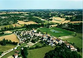 An aerial view of Saint-Paul-de-Loubressac