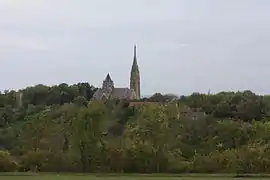 A general view of Mont-Notre-Dame