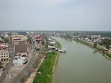 Grijalva River flowing through Villahermosa.