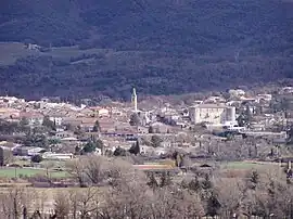 A general view of the village of Oraison