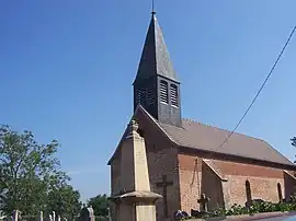 The church in Villegaudin