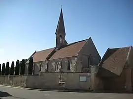 The church in Villons-les-Buissons