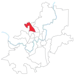 Location in Vilnius