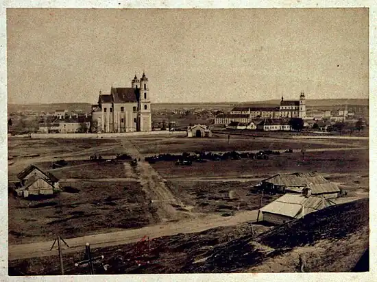 future Jakšto street, 1860s