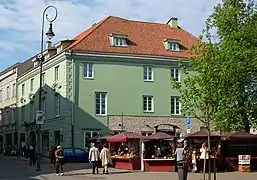 House in which the Vilnius Medical Society was established in 1805