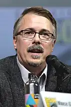 Vince Gilligan at the 2018 San Diego Comic-Con International in San Diego, California.