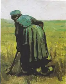 Peasant Woman Digging also Woman with a Spade, Seen from Behind, 1885, The Art Gallery of Ontario, Toronto (F95)