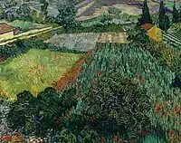 Vincent Van Gogh, Field with Poppies, 1889