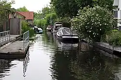 Canal access to houses