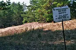 Site of 15th century cemetery in Vintri.