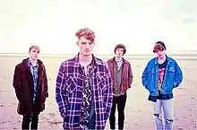 The members of Viola Beach in 2016