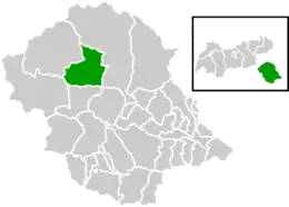 Location within Lienz district