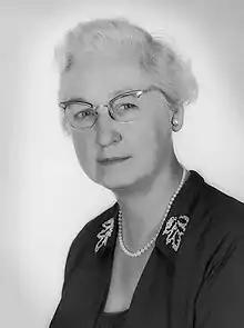 Virginia Apgar (1909-1974) known for the Apgar score and improving infant mortality.