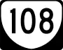 State Route 108 marker