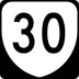 State Route 30 marker