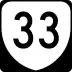 State Route 33 Alternate marker