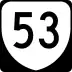 State Route 53 marker