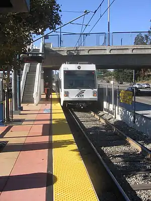 A train at Virginia station