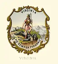 Virginia state coat of arms