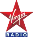 Old logo of Virgin Radio from January 1, 2008 until July 12, 2016.