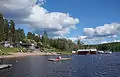 A beach at the Kalettomanlahti Bay in Virrat