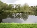 Mill pond of Twillbäke stream, Bullmühle