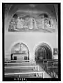 Lower church, interior including grotto on the right