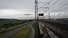 View from Aeroporto - Guarulhos station