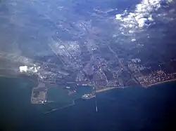 Skyline view of Puerto de Sagunto