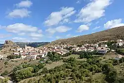 View of the town of Huélamo