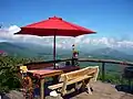 Panoramic view from local Restaurant.