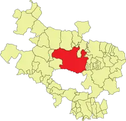 Location within Álava