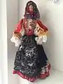 "Doll in folk costume" by Vittoria Valmaggia, period after 1982 - private collection