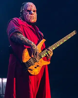 Venturella performing with Slipknot in 2019