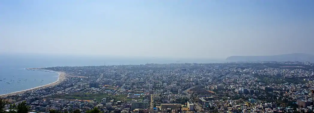 Visakhapatanam city skyline