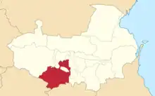 Location in the Terek Oblast