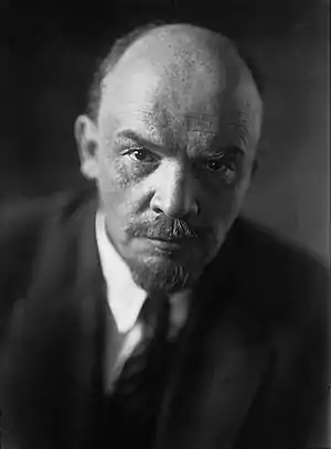 Image 26Russian revolutionary, politician, and political theorist Vladimir Lenin in1920  (from Socialism)