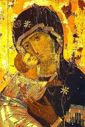 Our Lady of Vladimir, a 12th-century icon