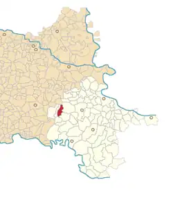 Location of Vođinci