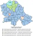 Linguistic structure of Vojvodina by municipalities 2002.