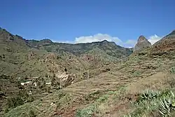 Above the Barranco de Benchijigua