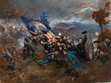 The Second Minnesota Regiment at Missionary Ridge, by Douglas Volk