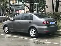 Volkswagen Polo MK4 sedan facelift (rear)