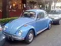 1976 1600 Volkswagen Beetle. Front view.