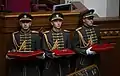 Members of the battalion during the inauguration of Volodymyr Zelensky.