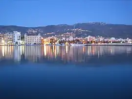 Volos seaside by night