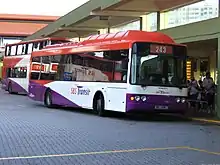 SBS Transit CNG powered Volvo B10BLE with Volgren CR222L bodywork