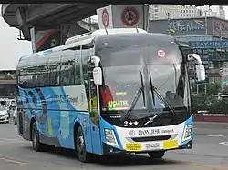 Volvo B7R operated by Joanna Jesh Transport Corp. in the Philippines.