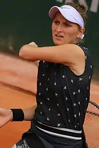 Image 17Markéta Vondroušová, the 2023 ladies' singles champion. It was her first major title. (from Wimbledon Championships)