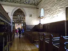 Interior of Voss Church